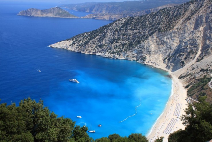 1. Myrtos Beach, Kefalonia - Top 10 Magnificent Greek Beaches 2015 1. Myrtos Beach, Kefalonia - Top 10 Magnificent Greek Beaches 2015