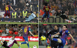 Top 10 Arqueros más vencidos por Lionel Messi