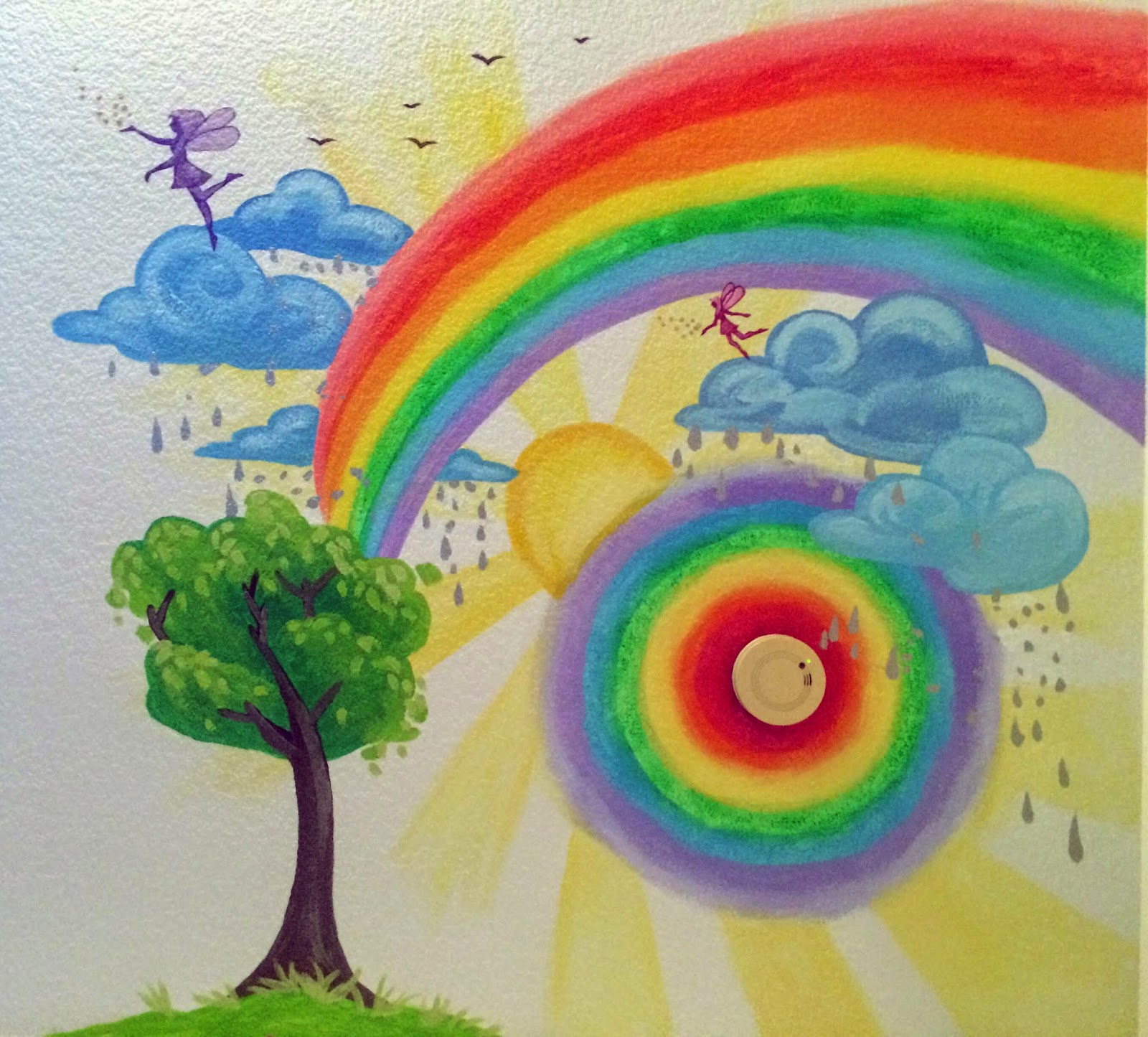 childrens mural, portland muralist, portland mural artist, kids room mural, rainbow mural, fairy mural childrens mural, portland muralist, portland mural artist, kids room mural, rainbow mural, fairy mural