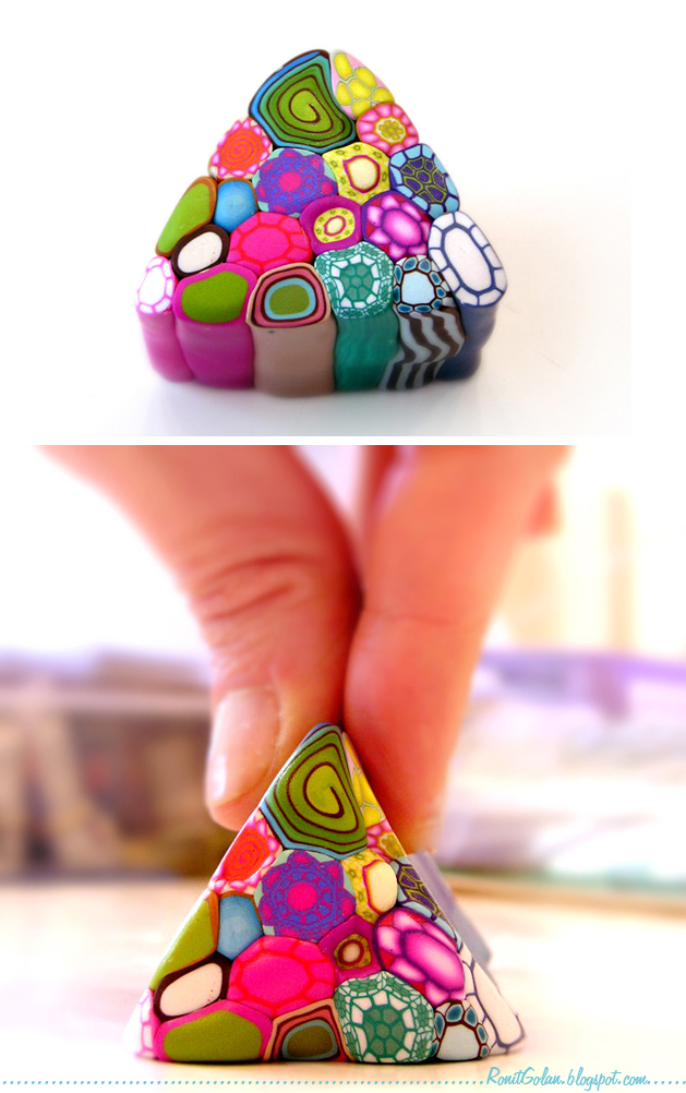 Ronit Golan Polymer Clay Joy Inspire to Create DIY Tutorial Kaleidoscope cane from