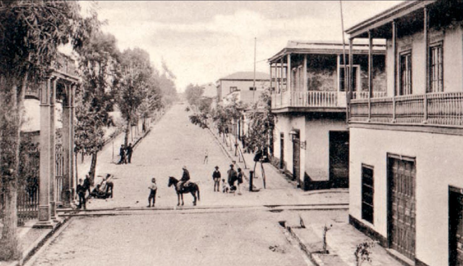 Imágenes de Chile del 1900 Tacna, en el 1900. Primera comuna al norte