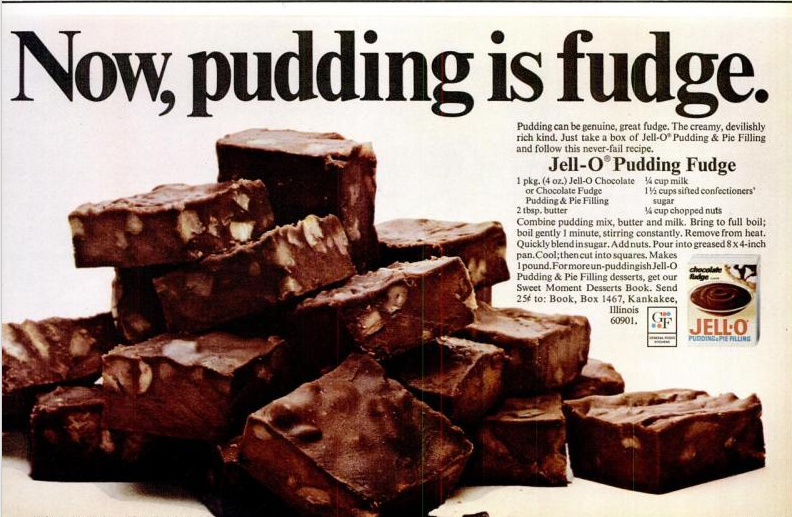 Dying for Chocolate P is for Pudding Retro Chocolate Pudding Ads