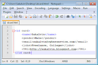 idcard-notepad++
