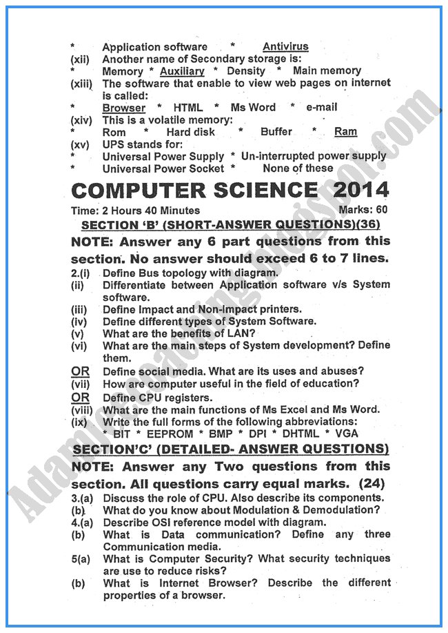 computer science essay topics