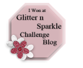 Glitter & Sparkle Challenge Blog Winner