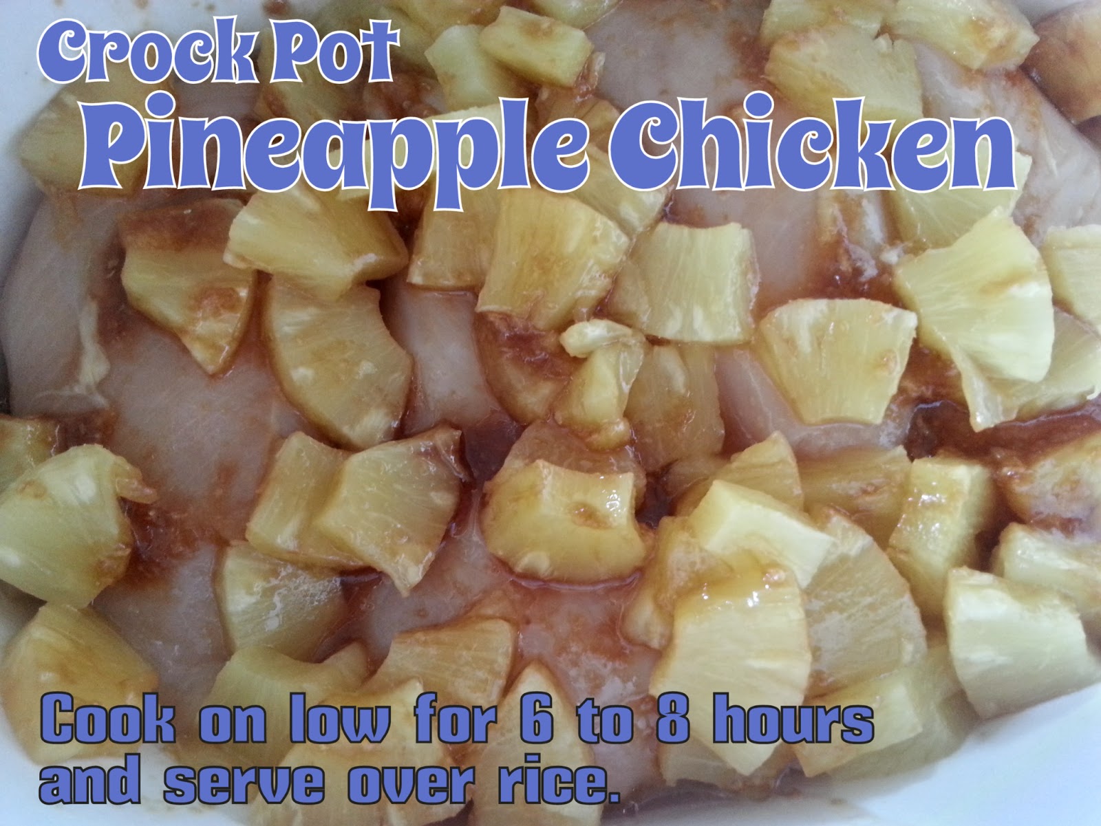 A Journey of O's and A's with Blood Type and Diet Crock Pot Pineapple