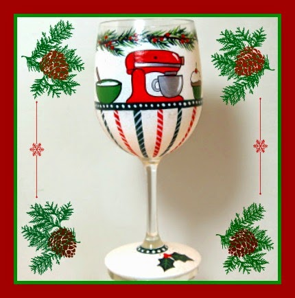 Kitchen Aid Stand Mixer Wine Glass Kitchen Aid Themed Stand Mixer Wine Glass