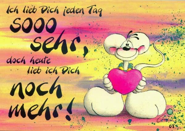 Morgen sprüche liebe dich guten ich Guten Morgen