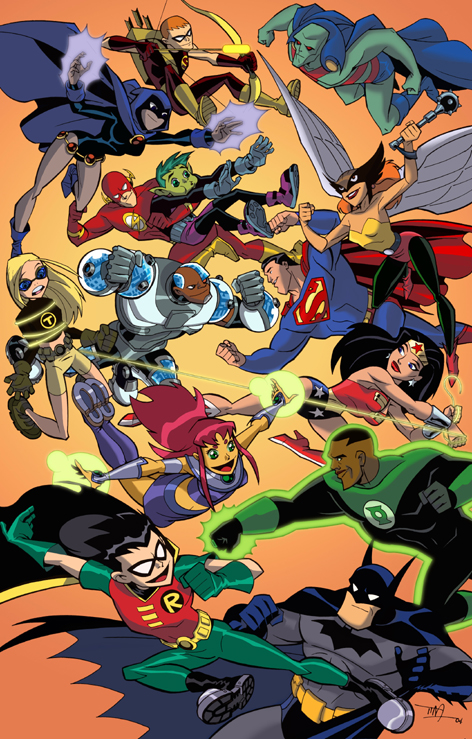 teen titans vs. justice league i hate my huge boobs