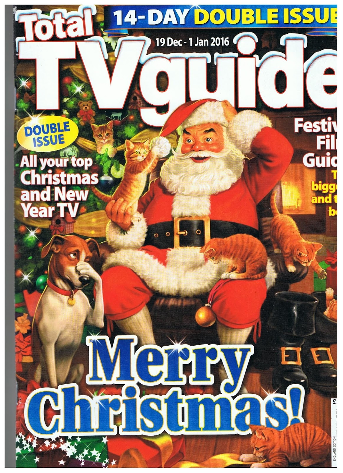 Heaton Village Store Christmas And New Year's TV Magazine 2015 cover