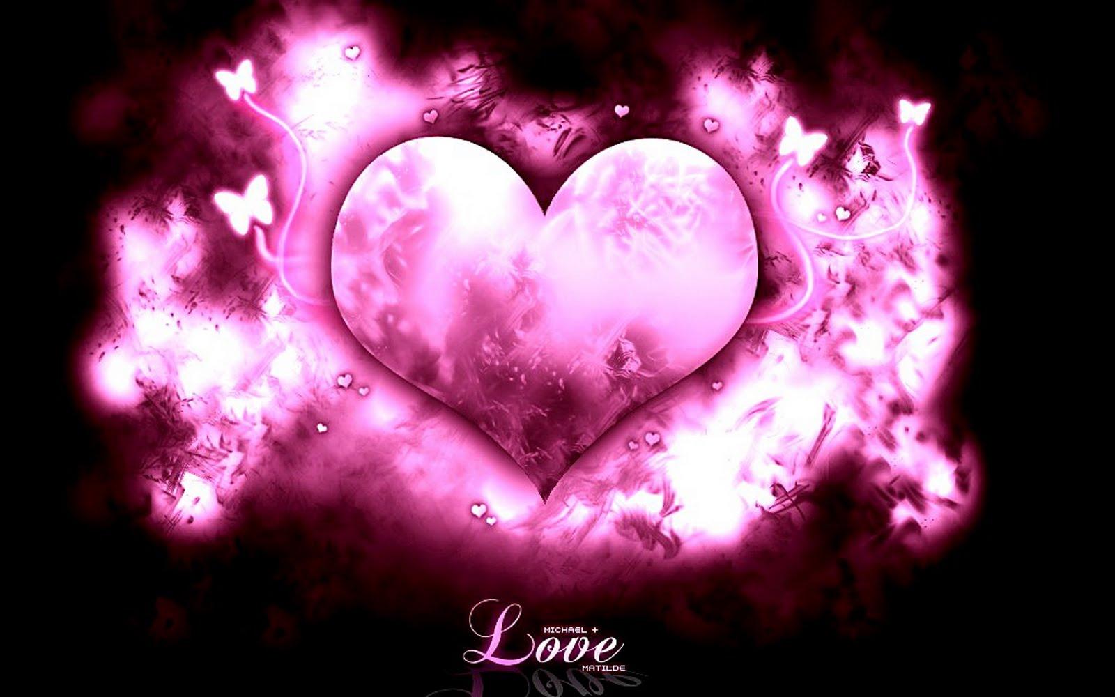 Pink And Black Hearts Wallpaper Pink And Black Hearts Wallpaper