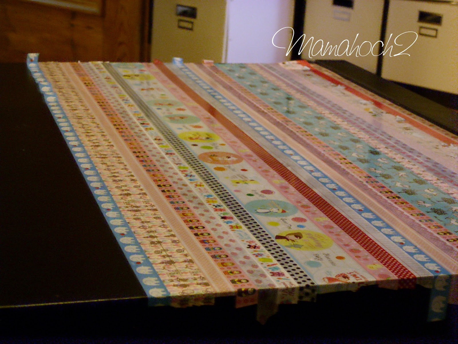Möbel upcycling masking tape ideen: #1 der tisch mamahoch2