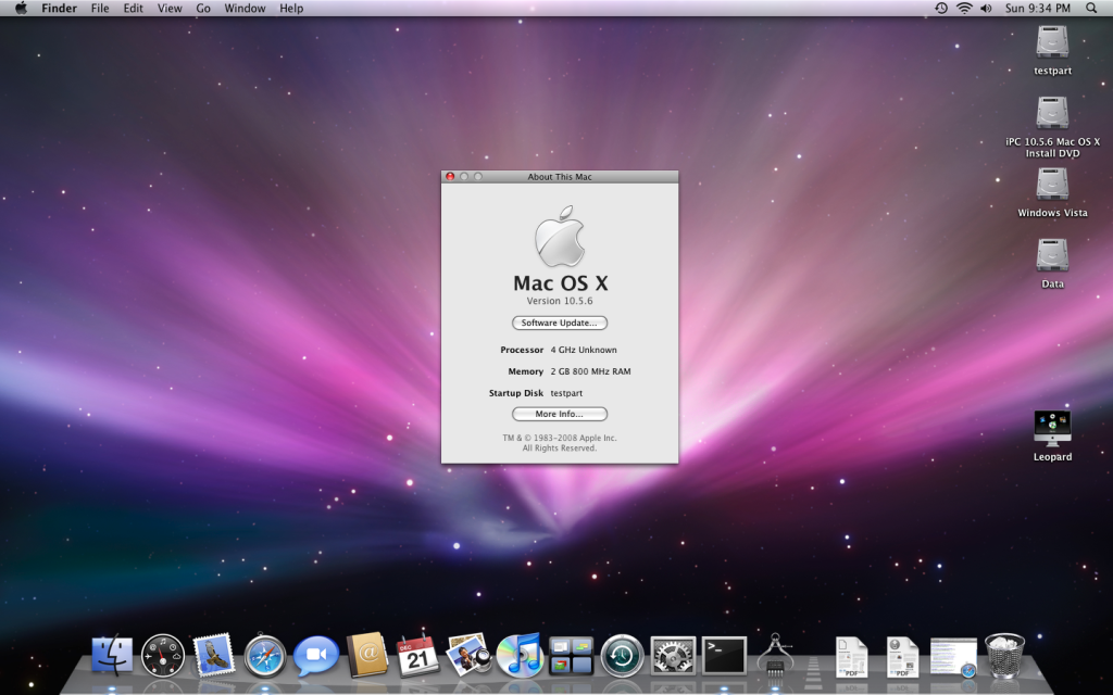 Mac os x leopard 10.5.4 9e25 retail.dmg