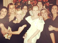 Angélica entre amigas!