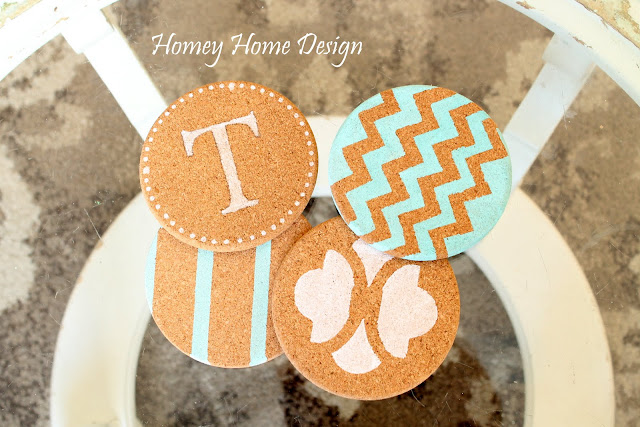 homey home design: Cute Coaster DIY