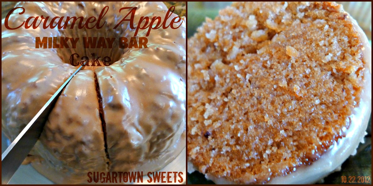 Sugartown Sweets Caramel Apple Milky Way Bar Cake