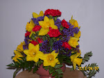 Easter floral arrangement