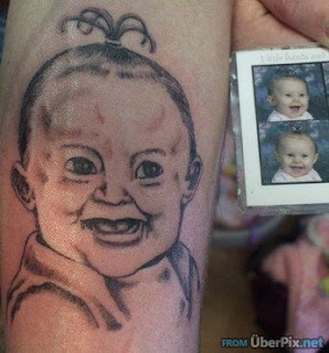 failed tattoo: ugly baby