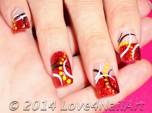 love4nailart arizona cardinal