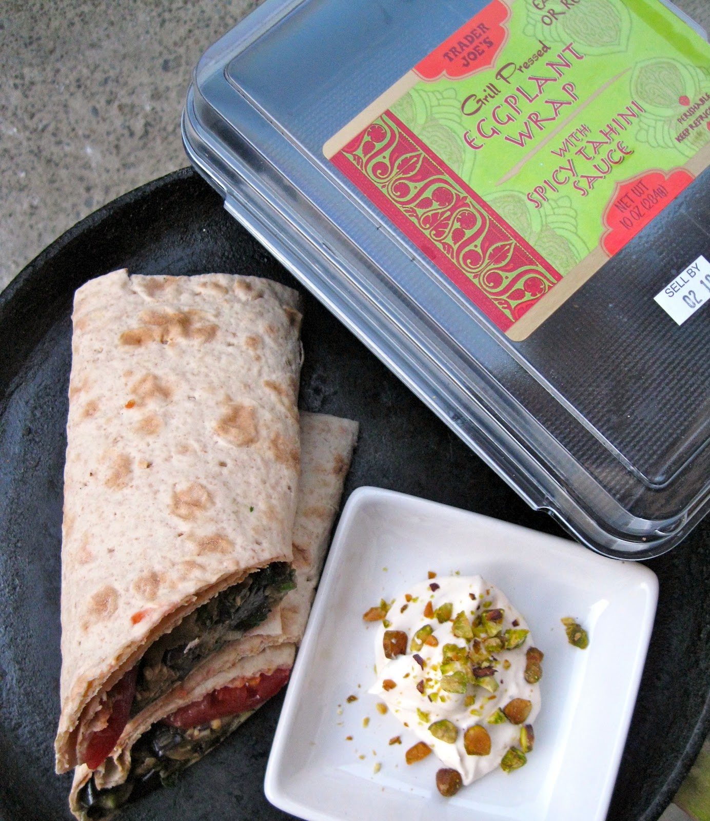 Grilled Eggplant Wrap My Take On Trader Joe's Eggplant Wrap Few