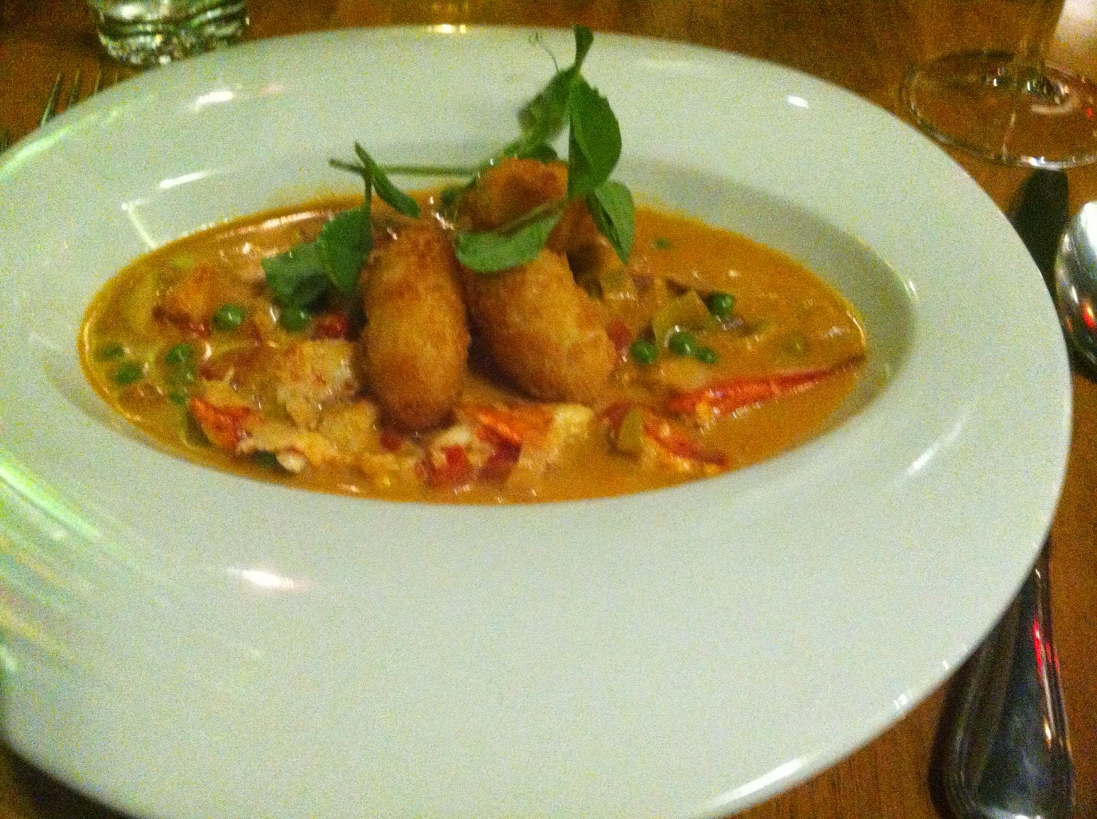 Chives Lobster Gnudi Dinner Halifax