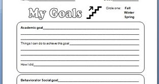 my personal free setting life goals worksheet pdf for kids | Develop