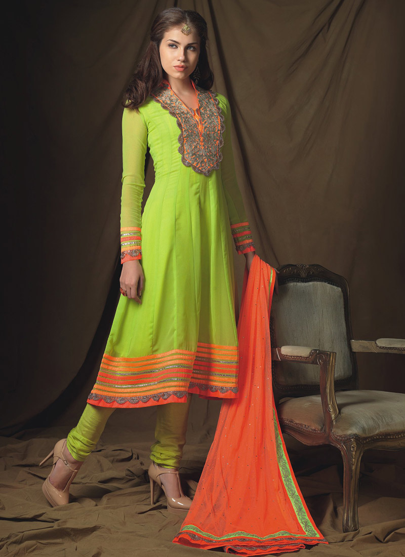 modern half frocks