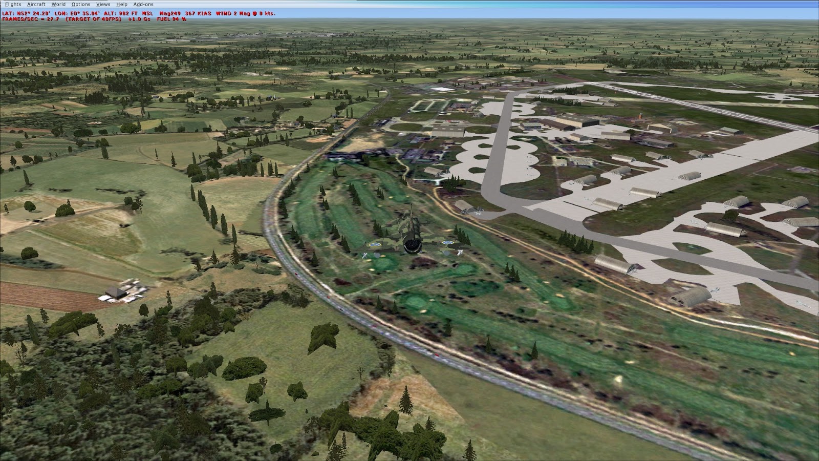 MS Flight Simulator X Lakenheath Airbase EGUL