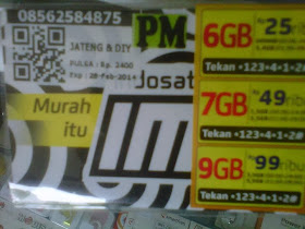 Cara Cek Paket Kuota Indosat 6GB 7gb 9gb