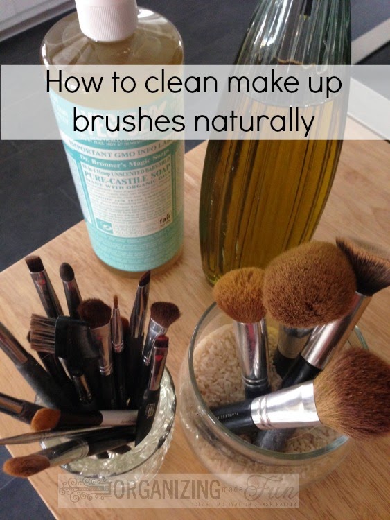 Spring Cleaning Cleaning Makeup Brushes Organizing made Fun