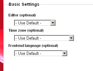 Remove Basic Settings from User Profile in Joomla! 2.5 Remove Basic Settings from User Profile in Joomla! 2.5