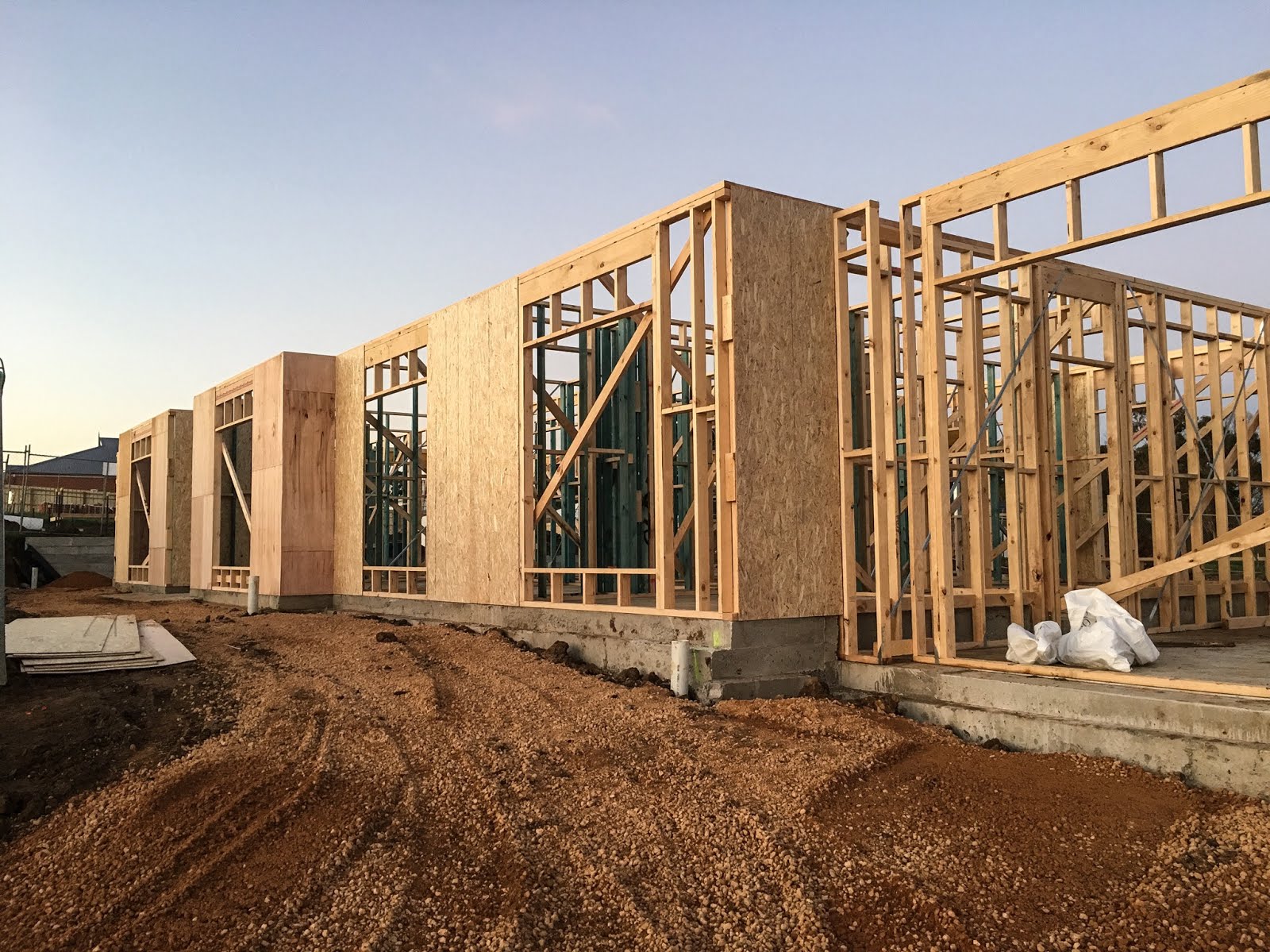 YourBuilds Our House Build Framing Plywood Bracing