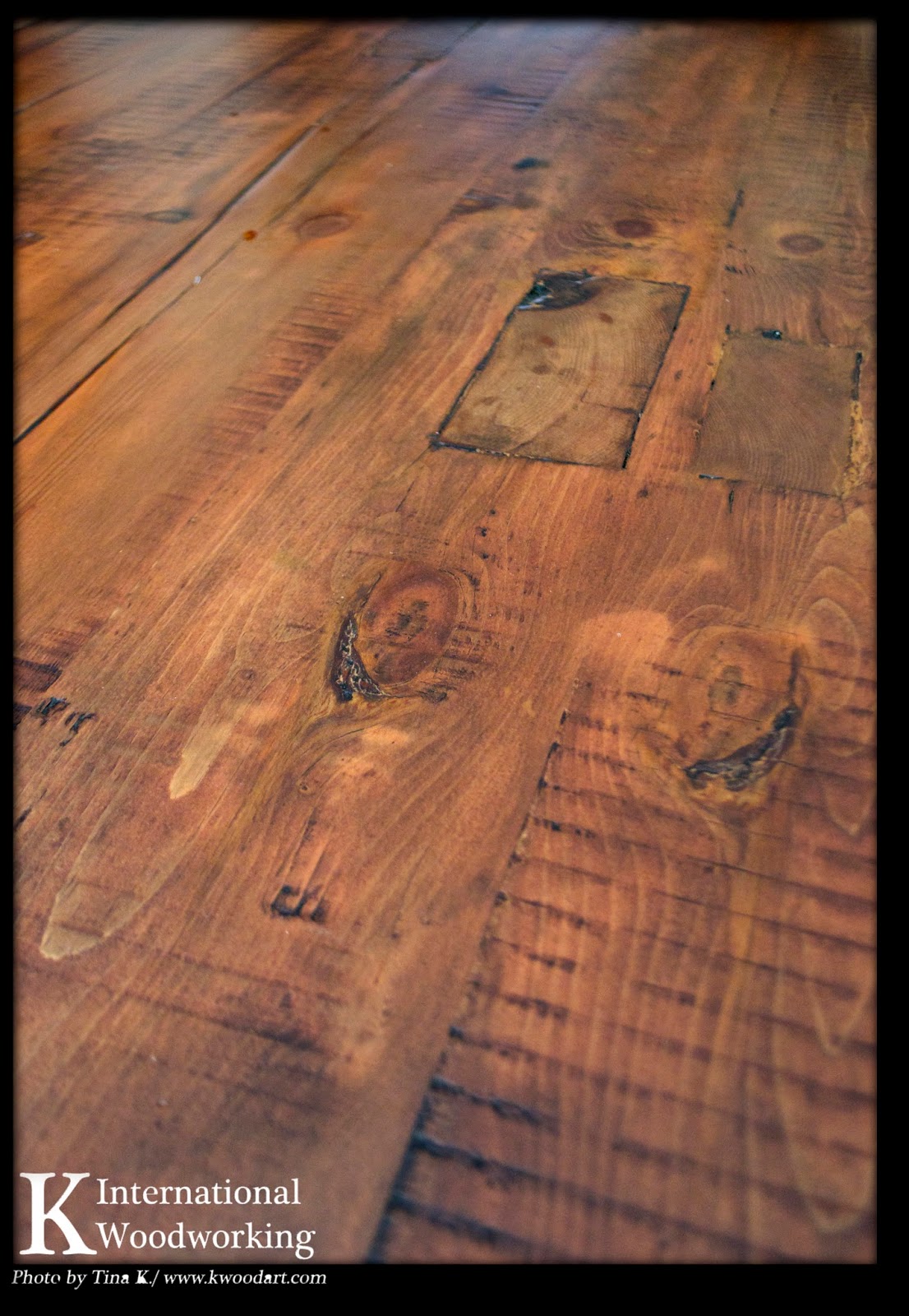 K International Woodworking Country Style Table