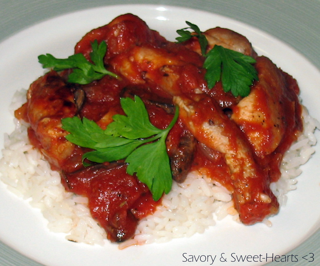 Savory & SweetHearts Recipe to Reality Chicken Cacciatore
