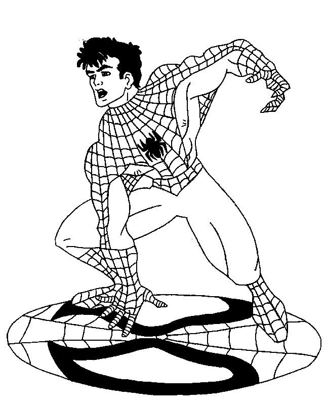 Coloriages Spiderman En Ligne Gratuit