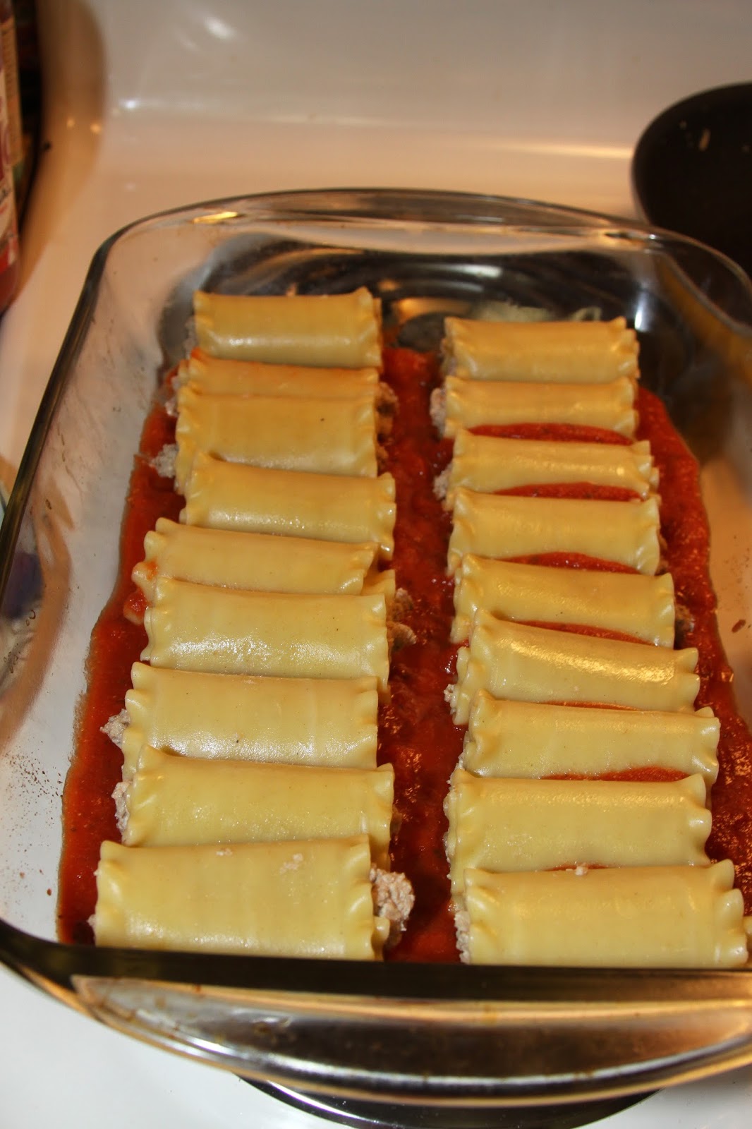 For the Love of Food Ragù Sausage Stuffed Jumbo Rigatoni Pasta Bake