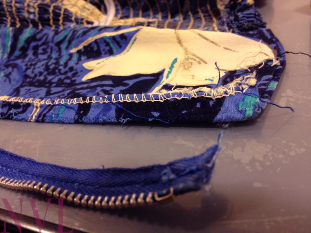 NewVintageLady Clothing restoration Repairing rotted shirring pt 1