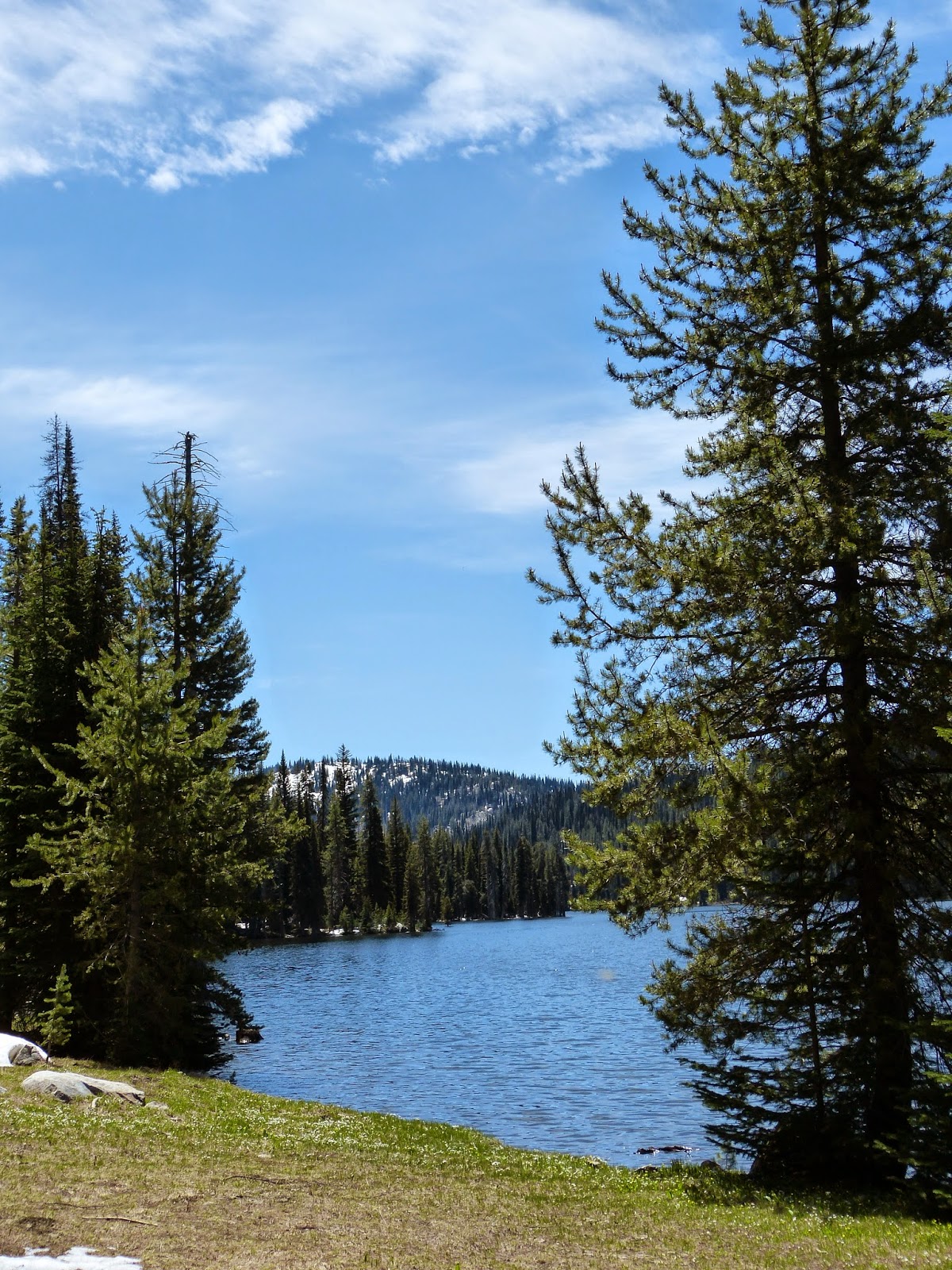 Treasure Seekers Planting and Camping Near Goose Lake in McCall Idaho