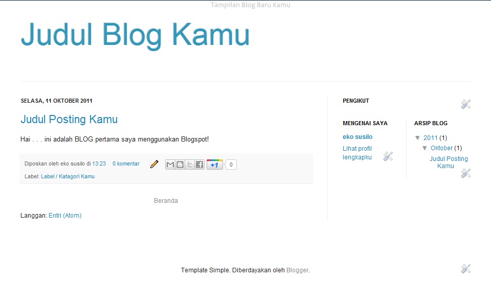 Cara Membuat Blog 13 Cara Membuat Blog 13
