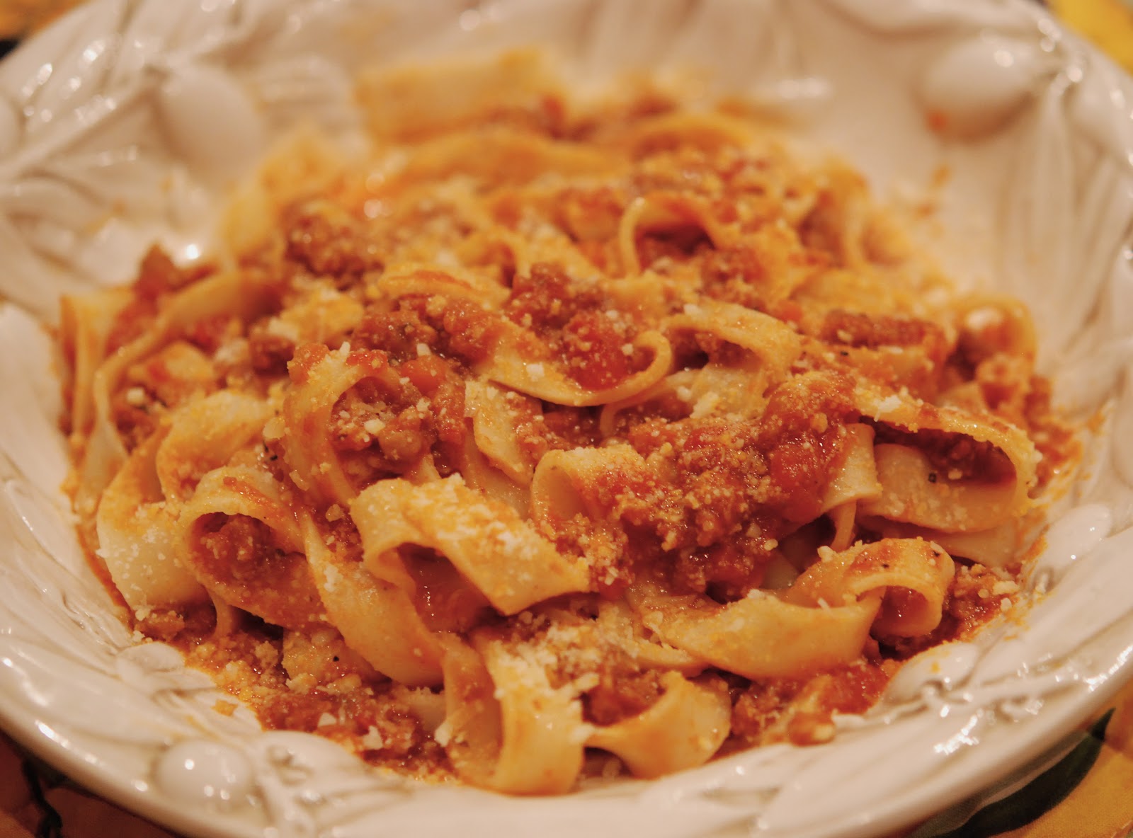 marys bites Fettuccini Bolognese