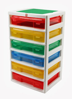 ideia para guardar e organizar lego