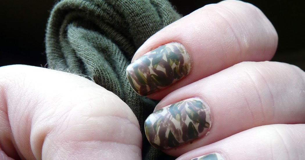 4. How to Create Camo Nails at Home - wide 5