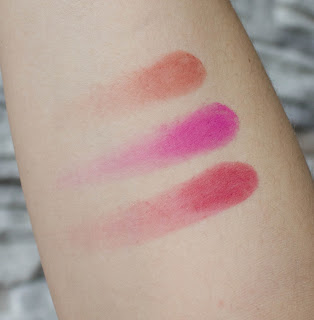Séphora Makeup Fashion Bag swatch swatches test makeup maquillage, yeux, visage, blush, gloss, cooper, cuivre, bronze