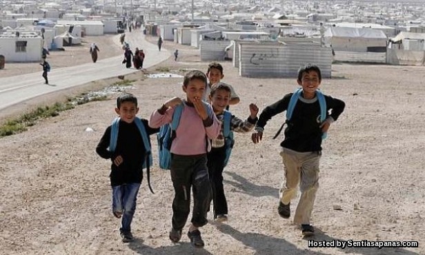 Islam Diperangi Kerana Dolar Dan Minyak! Kem pelarian Za'taari, Jordan
