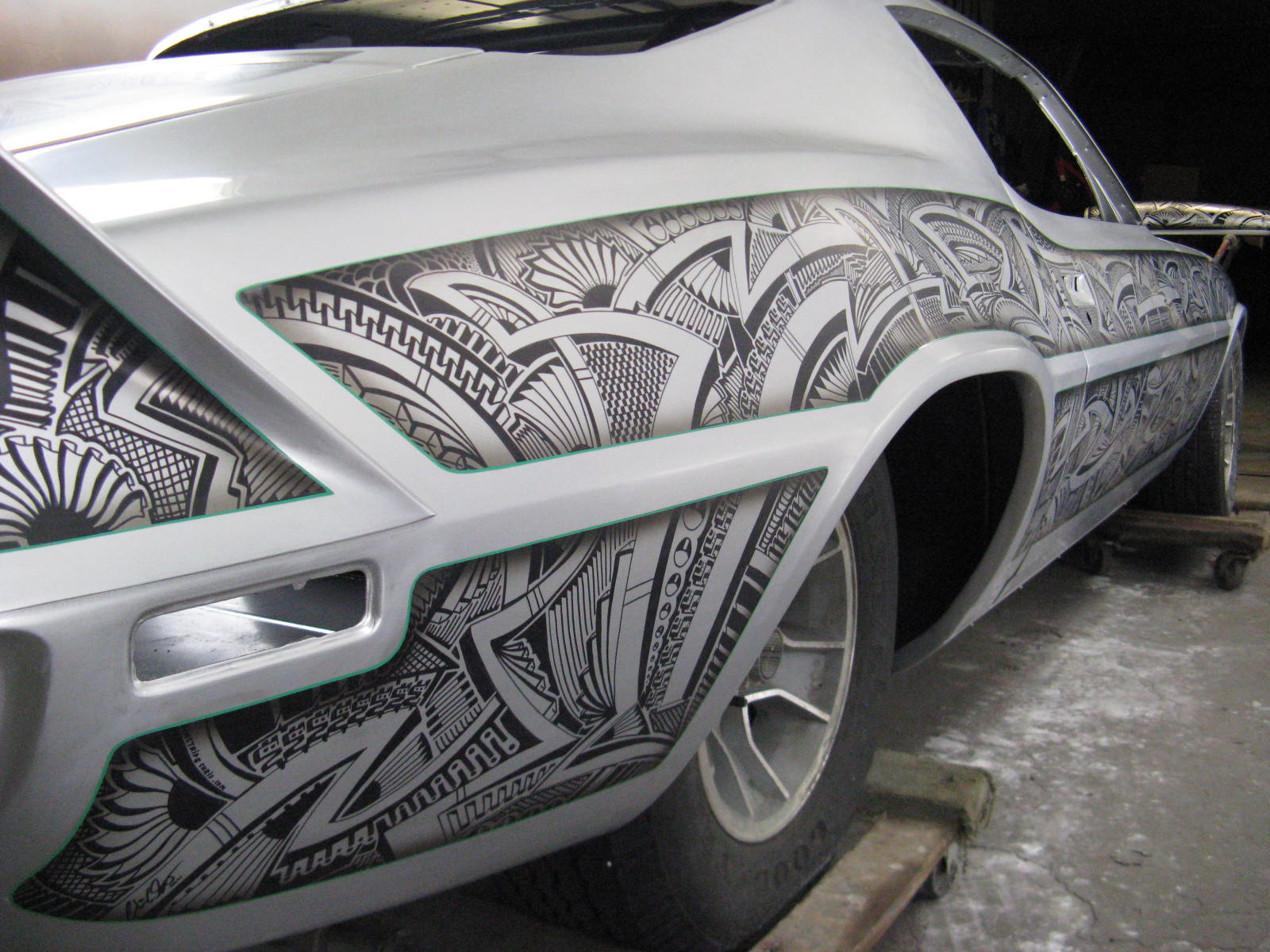 Pinstripe Chris The Sharpie Pro Street Camaro Part 13 & 14