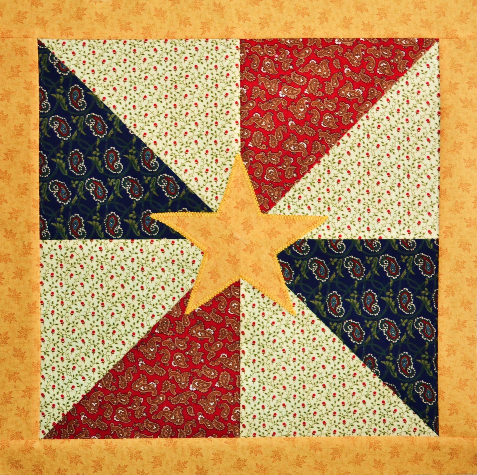 ChockABlock Quilt Blocks Shouting Yankee Doodle