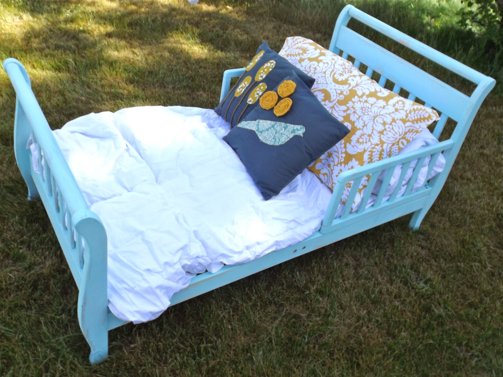 The Red Front Door Toddler bed!