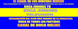 PARTIDOS DE BOCA EN VIVO