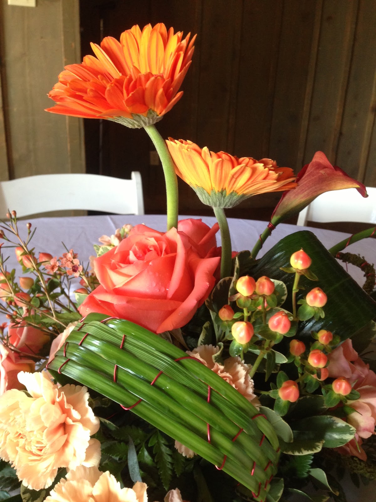 Cathy's Flowers Mint and Coral Spence and Amanda