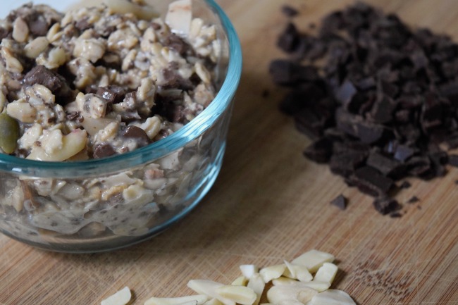 Pinterest Recipe of the Week: Dark Chocolate Almond Overnight Oats